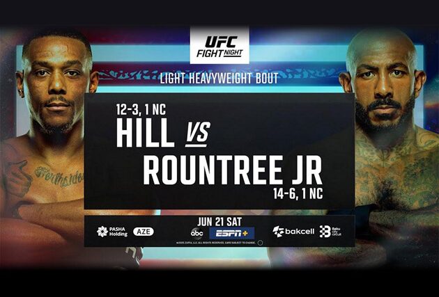 UFC on ABC 8. Джамал Хилл – Халил Раунтри. ОНЛАЙН трансляция турнира в Баку, где смотреть